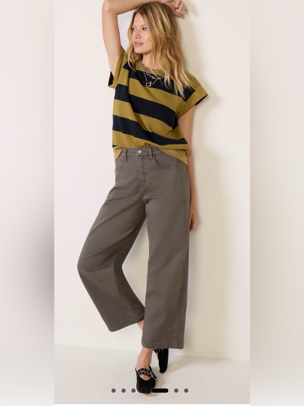 Evereve Marni Barrel Pant Olive 30